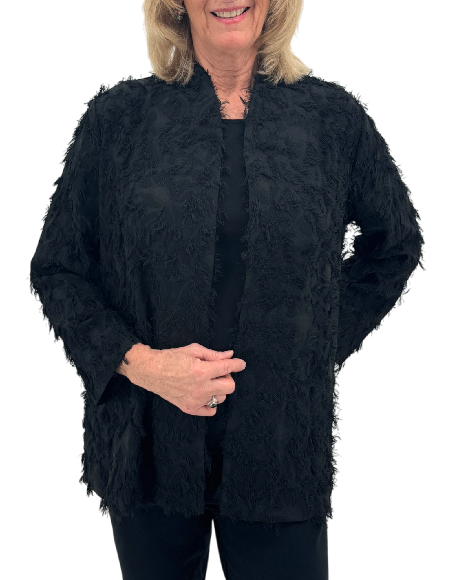 BY JJ TH-EL101J WIMPERN-KIMONO-STRICKJACKE